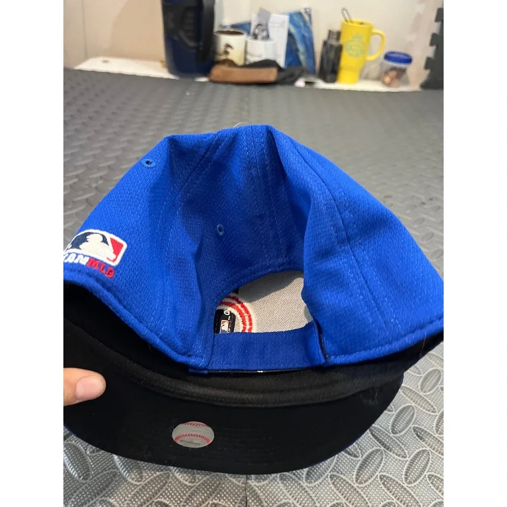 OC Sports Chicago Cubs Baseball Hat Youth Blue Embroidered Adjustable Cap